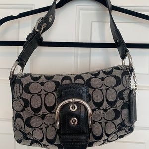 Coach Signature Soho Buckle Shoulder Bag Purse